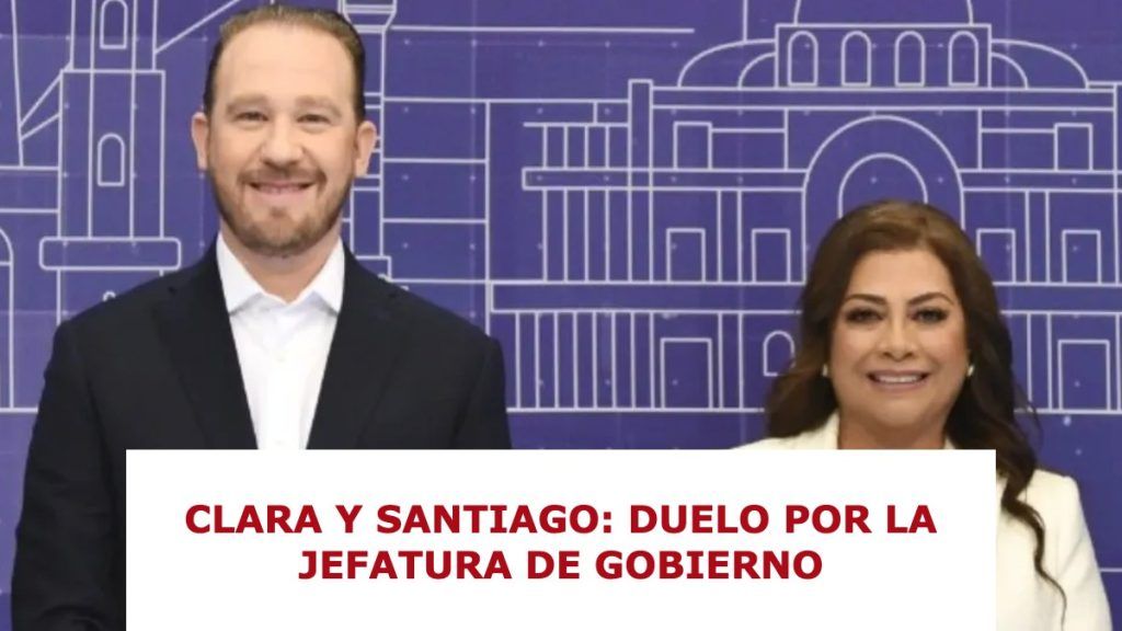 Duelo entre Clara Brugada y Santiago Taboada chocan por la Jefatura de Gobierno de la CDMX