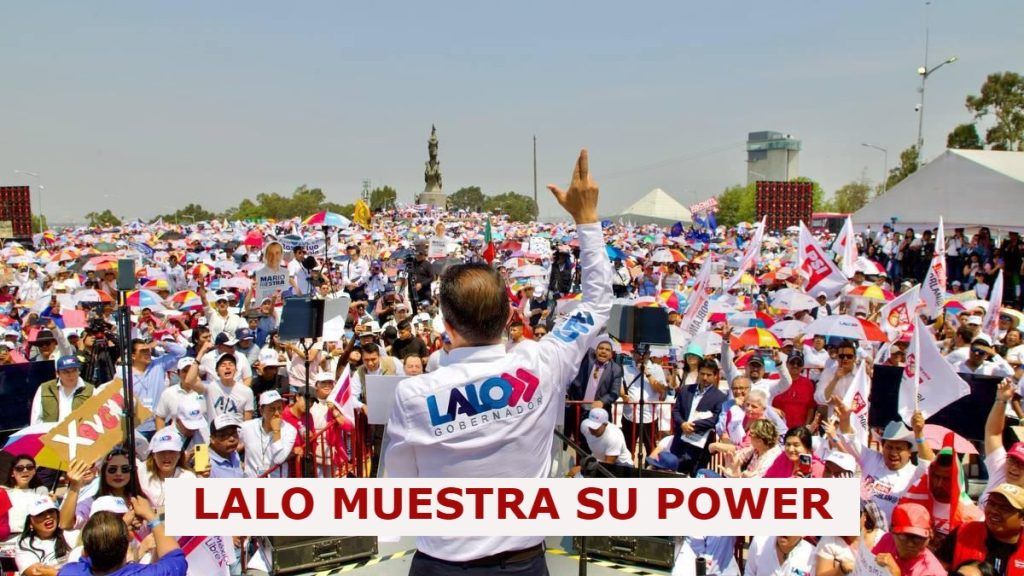 La disputa por la gubernatura de Puebla: Lalo muestra su músculo en La Plaza de la Victoria
