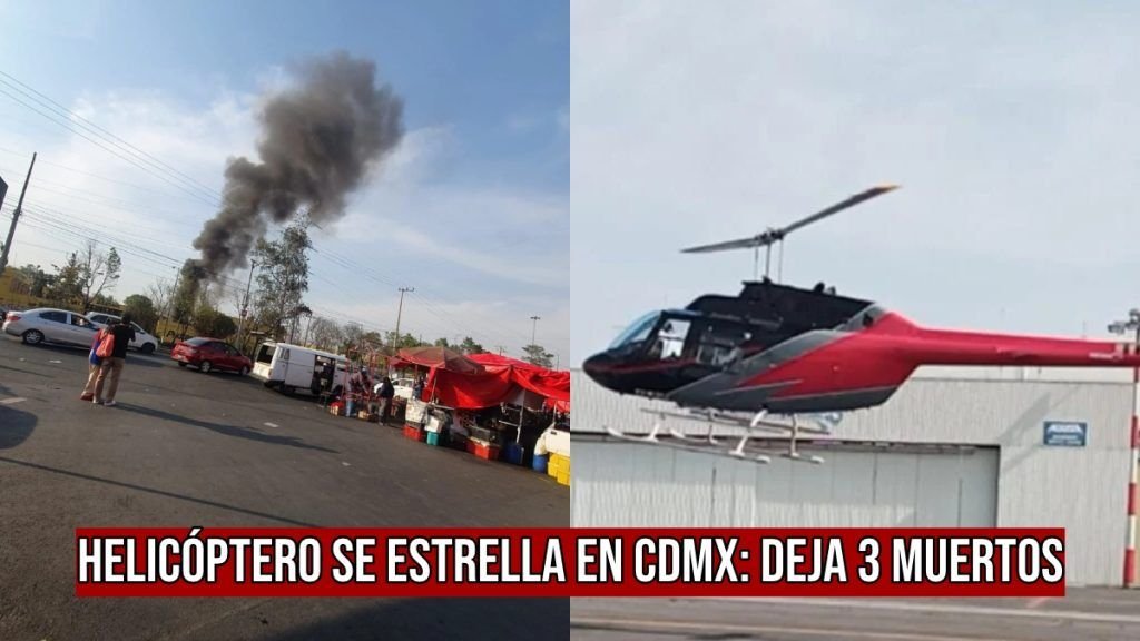 Helicóptero de Helidom, empresa de vuelos privados.